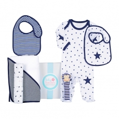 Navy Star Winter Baby Hamper